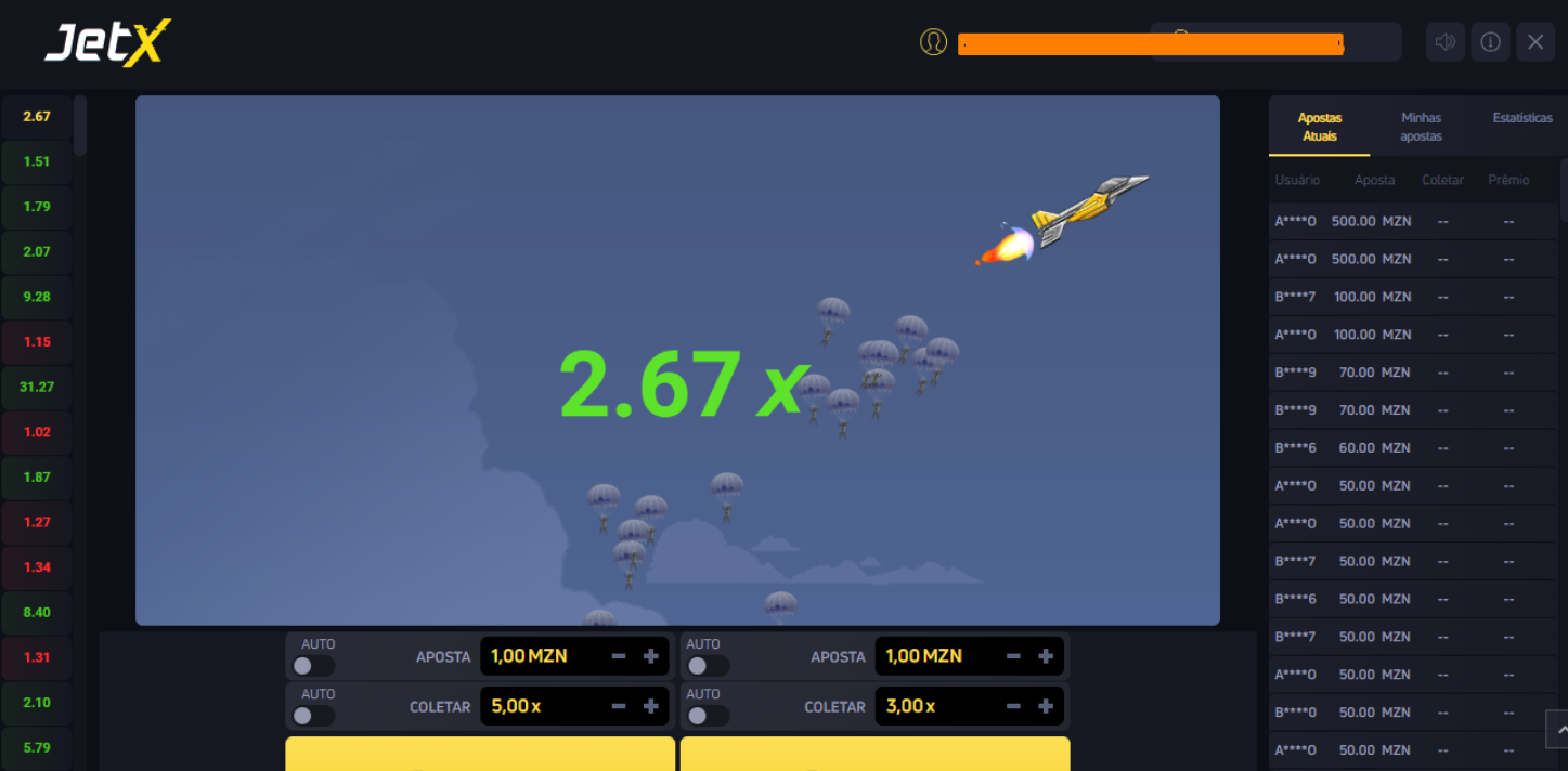 Jogo JetX online na Premier Bet JetX Premier Bet