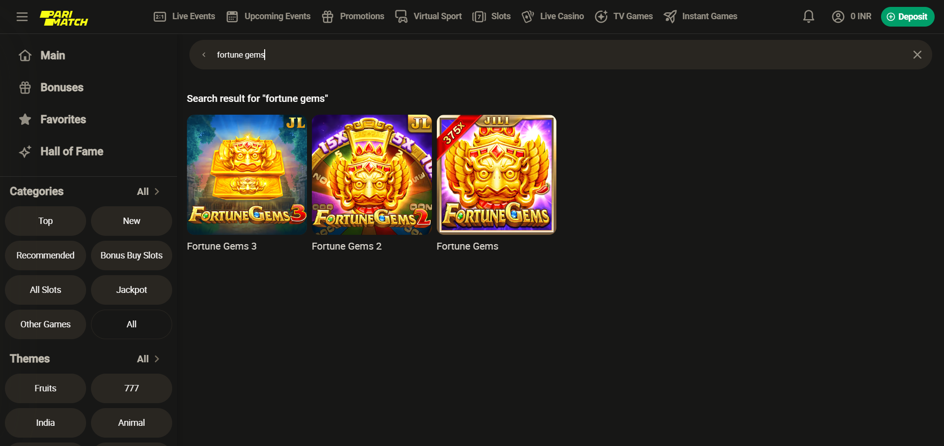 Fortune gems 2 on Parimatch Parimatch fortune gems 2 slot game