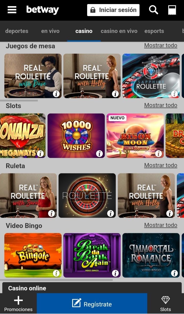 App Móvil de Betway